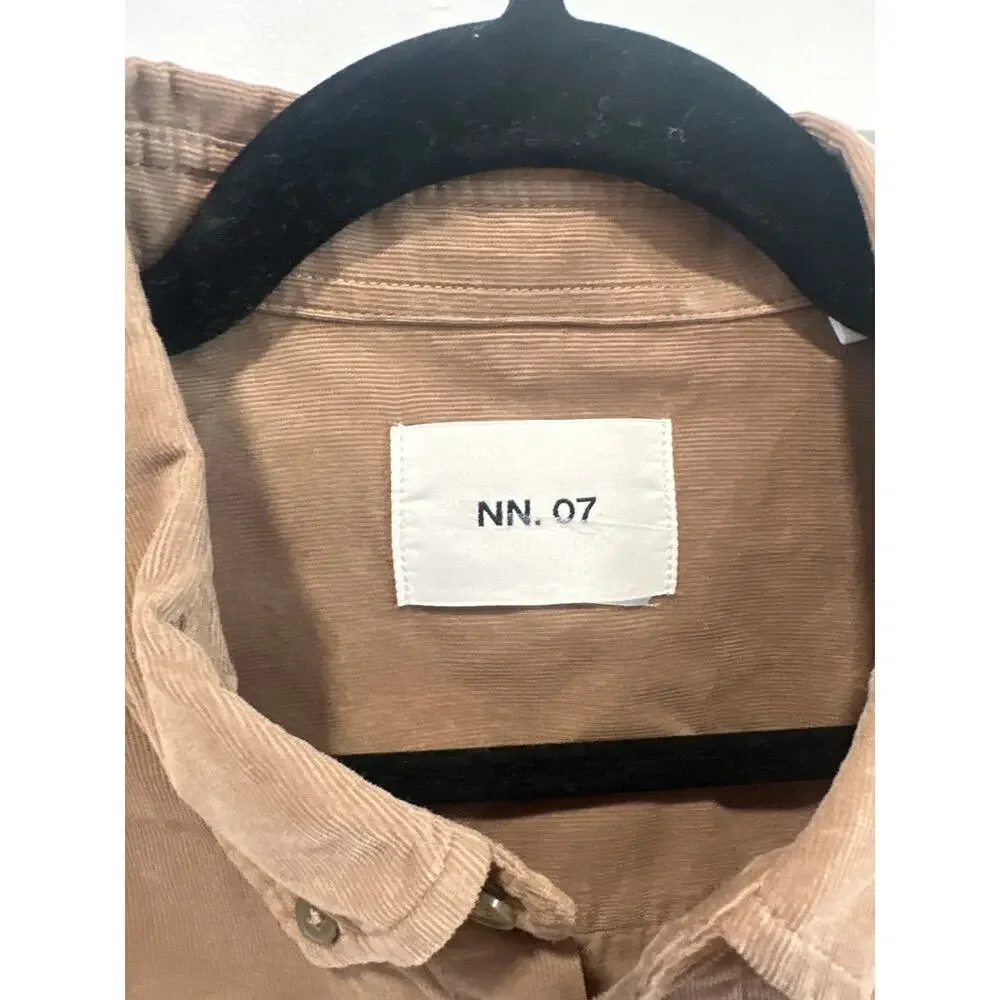 NO. 07 Arnie Corduroy Button Down Shirt Size XL